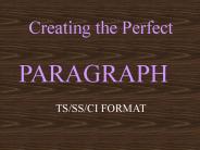 Creating the Perfect