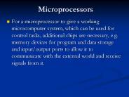 Microprocessors