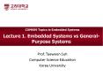 Topics in Embedded Systems PowerPoint PPT Presentation