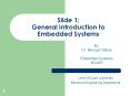 Slide 1: General Introduction to Embedded Systems PowerPoint PPT Presentation