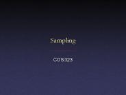 Sampling