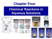 Chemical Reactions in Aqueous Solutions
