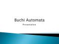 Buchi Automata PowerPoint PPT Presentation