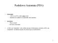 Pushdown Automata (PDA) PowerPoint PPT Presentation