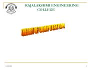 RAJALAKSHMI ENGINEERING COLLEGE