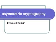 asymmetric cryptography
