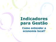 Indicadores para Gest