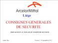 CONSIGNES GENERALES DE SECURITE PowerPoint PPT Presentation