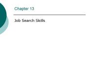 Job Search Skills