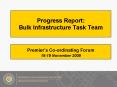 Progress Report: Bulk Infrastructure Task Team PowerPoint PPT Presentation