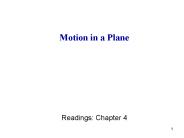 Motion in a Plane