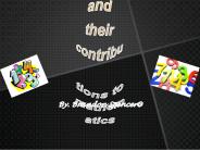 Three(3) great mathematicians and their contributions to mathematics