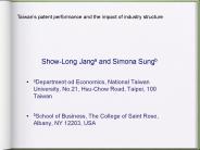 Show-Long Janga and Simona Sungb