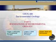 GEOL 446 Environmental Geology