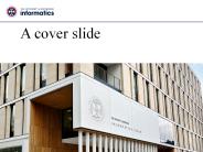 A cover slide