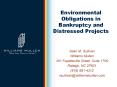 Environmental Obligations in Bankruptcy and Distressed Projects PowerPoint PPT Presentation