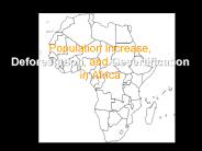 Population Increase, Deforestation, and Desertification in Africa