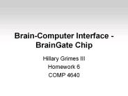Brain-Computer Interface - BrainGate Chip