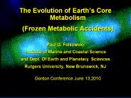 The Evolution of Earth
