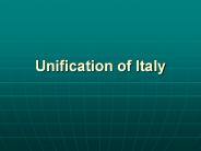 Unification of Italy