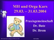 MH und Orga Kurs 29.03. 