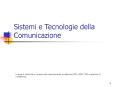 Sistemi e Tecnologie della Comunicazione PowerPoint PPT Presentation