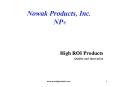 Nowak Products, Inc. NP PowerPoint PPT Presentation