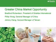Greater China Market Opportunity