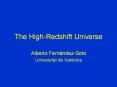 The High-Redshift Universe PowerPoint PPT Presentation