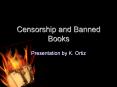 Censorship and Banned Books PowerPoint PPT Presentation