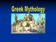 Greek Mythology PowerPoint PPT Presentation