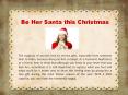 Be Her Santa this Christmas PowerPoint PPT Presentation
