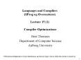 Languages and Compilers (SProg og Overs PowerPoint PPT Presentation