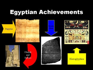 Egyptian Achievements