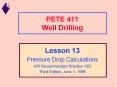 PETE 411 Well Drilling PowerPoint PPT Presentation