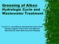 Greening of Aiken Hydrologic Cycle and Wastewater Treatment PowerPoint PPT Presentation