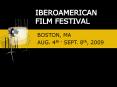IBEROAMERICAN FILM FESTIVAL PowerPoint PPT Presentation