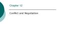 Conflict and Negotiation PowerPoint PPT Presentation