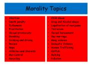 Morality Topics