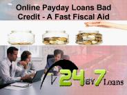 Online payday loans with bad credit