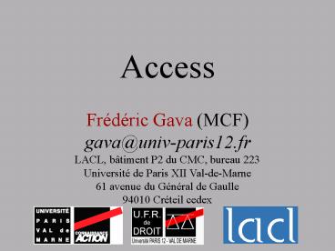 Access