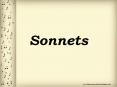 Sonnets PowerPoint PPT Presentation