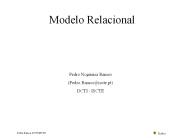 Modelo Relacional