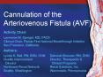 Cannulation of the Arteriovenous Fistula (AVF) PowerPoint PPT Presentation