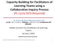 Capacity Building for Facilitators of Learning Teams using a Collaborative Inquiry Process (PL Cycle DVD Required) PowerPoint PPT Presentation