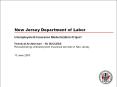 New Jersey Department of Labor PowerPoint PPT Presentation