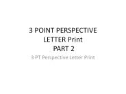 3 POINT PERSPECTIVE LETTER Print PART 2