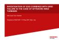 INVESTIGATION OF EOG COMBINED WITH GRID FAILURE IN THE CASE OF OFFSHORE WIND TURBINES PowerPoint PPT Presentation