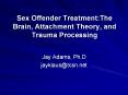 Sex Offender Treatment:The Brain, Attachment Theory, and Trauma Processing PowerPoint PPT Presentation