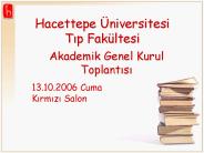 Akademik Genel Kurul Toplantisi